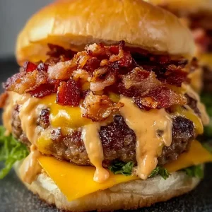 Crack Burgers: The Ultimate Cheesy Bacon Ranch Burger Recipe photo 1