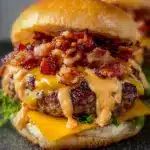 Crack Burgers: The Ultimate Cheesy Bacon Ranch Burger Recipe step 3
