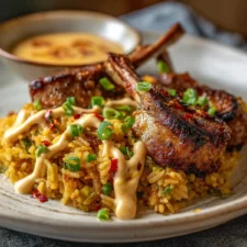 Forget Takeout! This Lamb Chop and Shrimp Fried Rice with Spicy Yum Yum Sauce is the Ultimate Fusion Comfort Food step 1