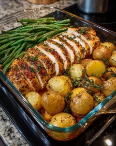 The One-Pan Wonder: Crispy Herb Chicken & Veggies for Effortless Dinners! photo 2