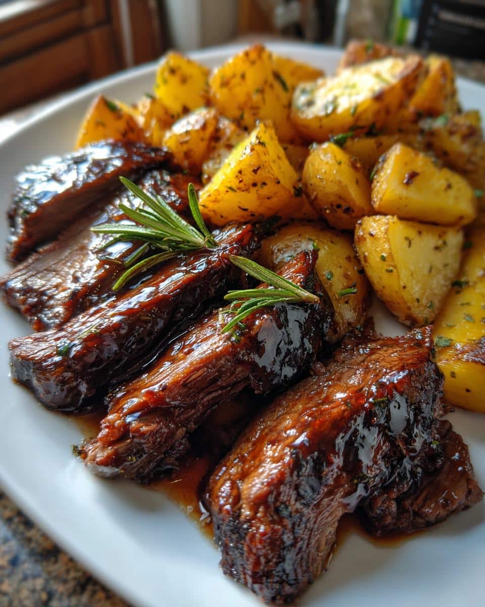 The Ultimate 30-Minute Honey Beef and Crispy Roasted Potatoes step 4