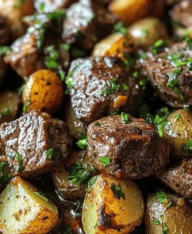 Ultimate 30-Minute Garlic Butter Steak Bites and Crispy Potatoes step 1