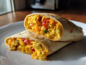 15-Minute Cheesy Breakfast Burritos: The Ultimate Morning Lifesaver 1