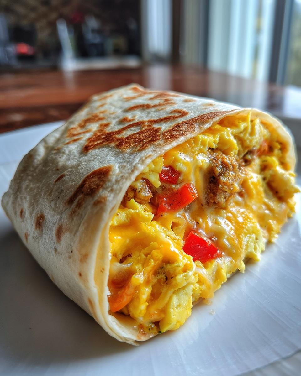 15-Minute Cheesy Breakfast Burritos: The Ultimate Morning Lifesaver step 3