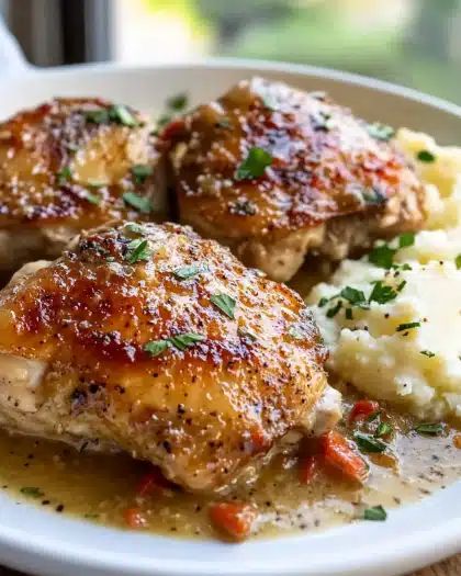 15-Minute Garlic Butter Chicken Thighs: One-Skillet Easy Dinner Recipe step 3