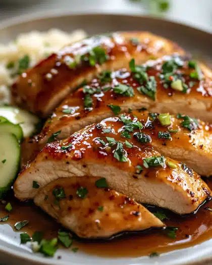 20-Minute Easy Honey Garlic Chicken Breast Recipe: Quick & Saucy Dinner step 8