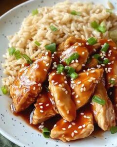 25-Minute Instant Pot Honey Garlic Chicken & Brown Rice Recipe 1