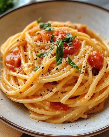 30-Minute Creamy Tomato Basil Spaghetti: The Ultimate Italian Comfort Food step 2