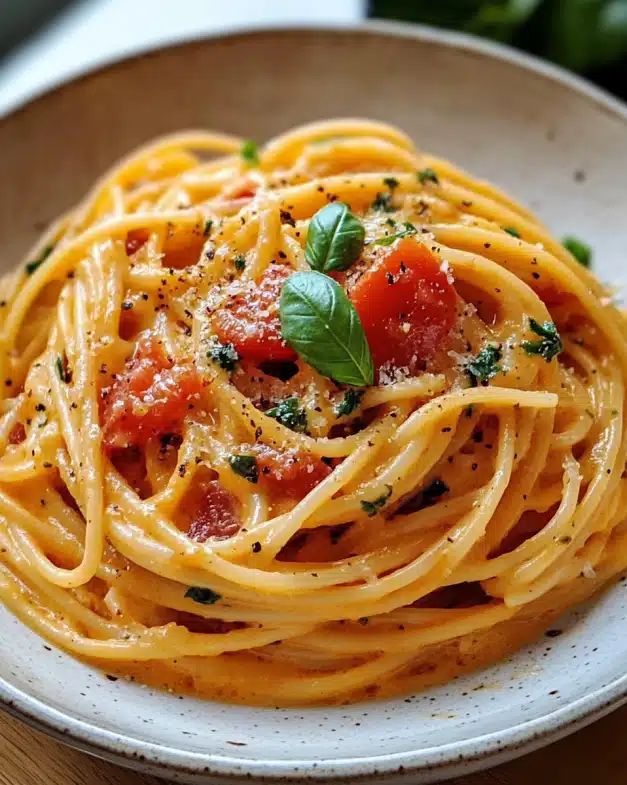 30-Minute Creamy Tomato Basil Spaghetti: The Ultimate Italian Comfort Food step 4