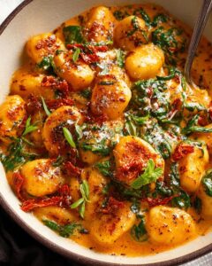 30-Minute Creamy Tomato Gnocchi with Spinach & Basil 1
