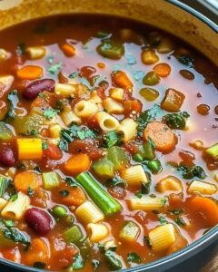 Anti-Inflammatory Vegetable and Pasta Soup Recipe | CookWithFeast photo 1