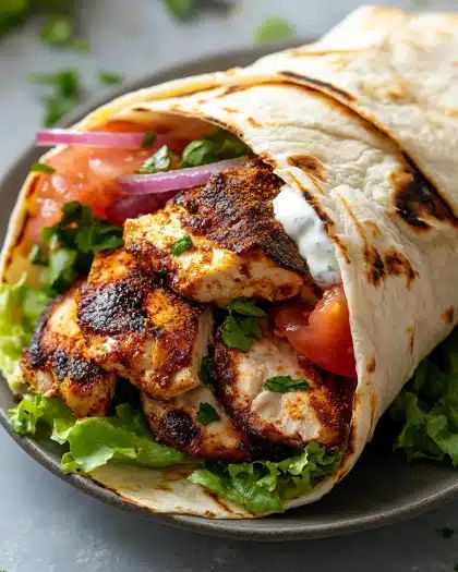 Authentic Chicken Shawarma Wraps with Yogurt Sauce | CookWithFeast step 4