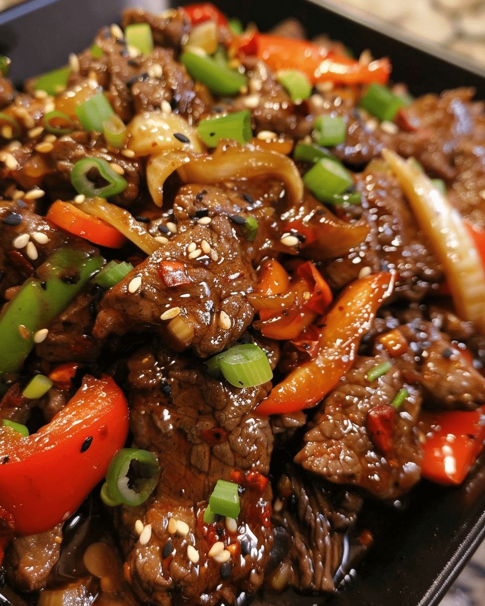 Authentic Chinese Pepper Steak: The Ultimate 30-Minute Stir-Fry Recipe step 5