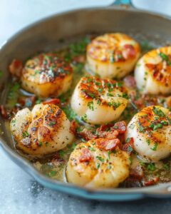 Bacon-Wrapped Scallops in Garlic Butter: The Ultimate Crispy Seafood Recipe | CookWithFeast photo 1