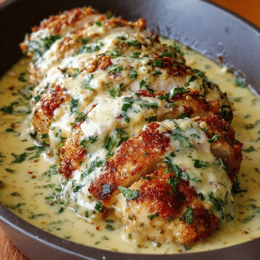Baked Caesar Chicken with Creamy Parmesan Sauce: The Ultimate Easy Recipe step 7