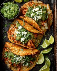 Baked Chicken & Mushroom Tacos with Avocado–Jalapeño Salsa | CookWithFeast photo 1