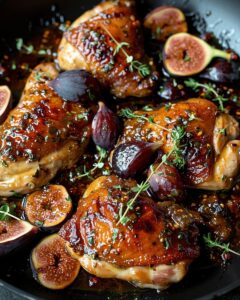 Balsamic and Honey Chicken with Figs | CookWithFeast photo 1