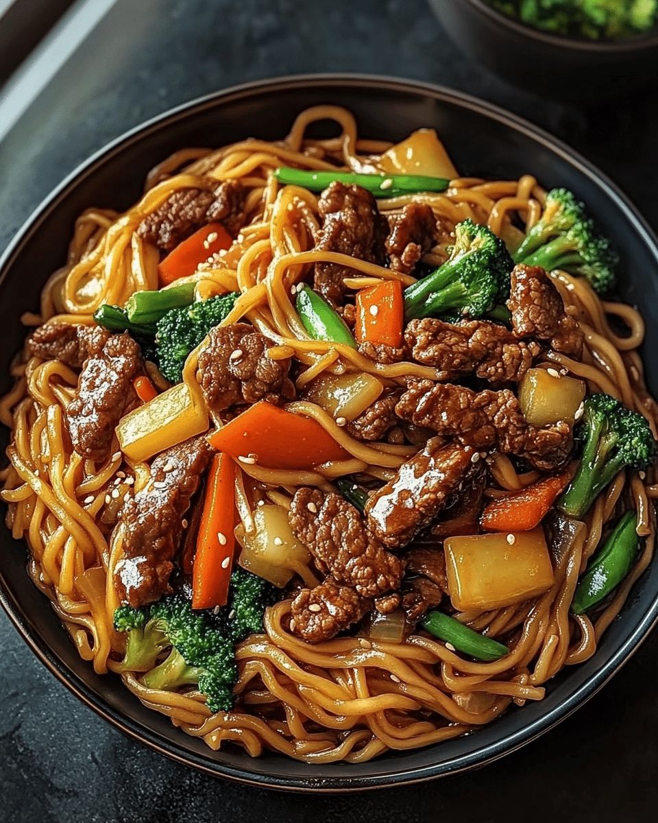 Beef Lo Mein with Vegetables: A Flavorful Homemade Stir-Fry You’ll Love step 5