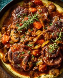 Braised Osso Buco with Mushrooms: The Ultimate Slow-Cooked Comfort Meal 1