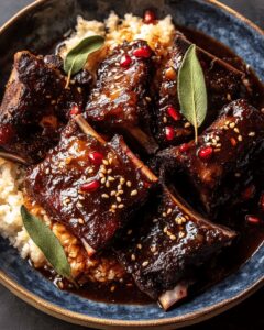 Braised Pomegranate Short Ribs: The Ultimate Sweet and Savory Comfort Feast 1