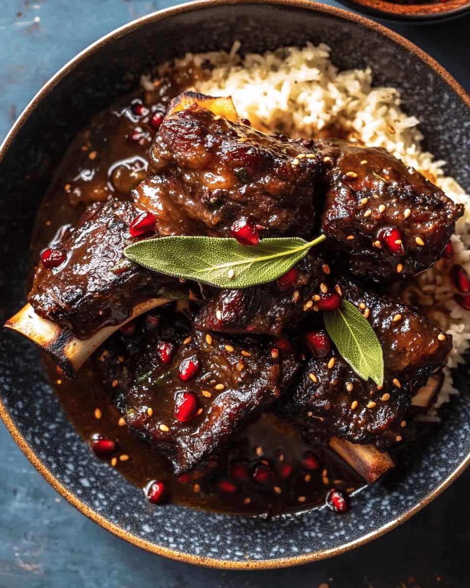 Braised Pomegranate Short Ribs: The Ultimate Sweet and Savory Comfort Feast step 2