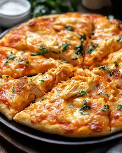 Buffalo Chicken Skillet Pizza – The Ultimate Comfort Food You’ll Crave step 3