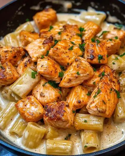 Cajun Salmon Rigatoni with Creamy Parmesan Sauce: The Ultimate 45-Minute Gourmet Dinner step 2