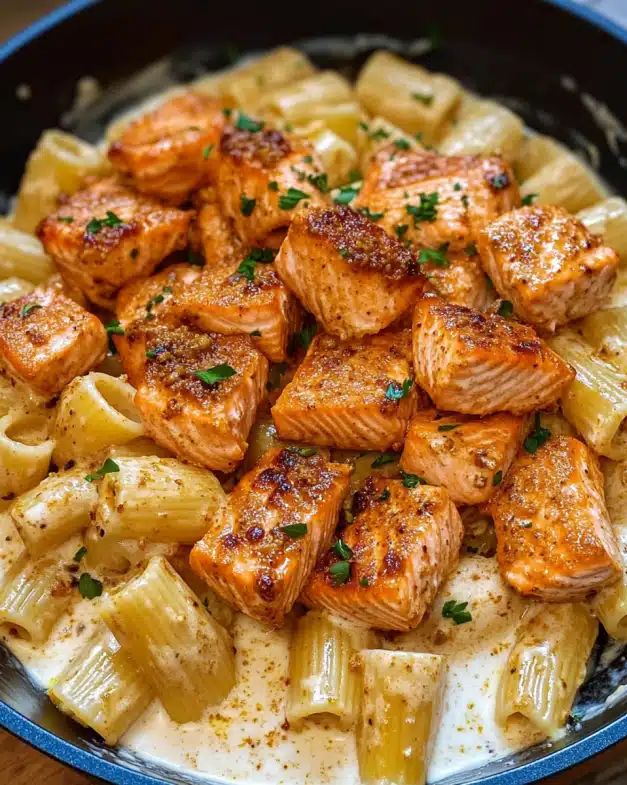 Cajun Salmon Rigatoni with Creamy Parmesan Sauce: The Ultimate 45-Minute Gourmet Dinner step 5