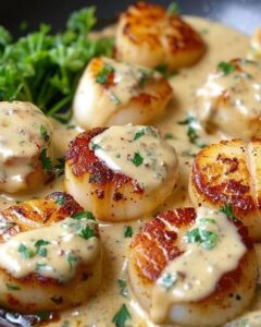 Cajun Scallops in Creamy Sauce: A 15-Minute Gourmet Dinner 1