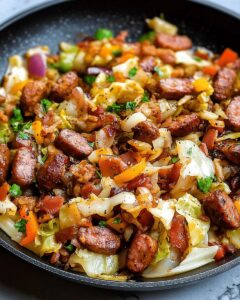 Cajun Style Sausage and Cabbage Skillet: The Ultimate 30-Minute Comfort Meal 1