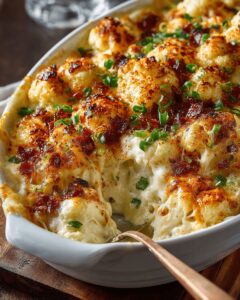 Caramelized Onion & Bacon Cauliflower Cheese Bake: The Ultimate Low-Carb Comfort Food 1