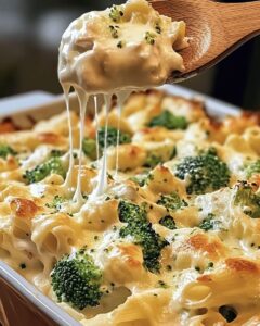 Cheesy Baked Chicken and Broccoli Alfredo Pasta – The Ultimate Comfort Dish 1
