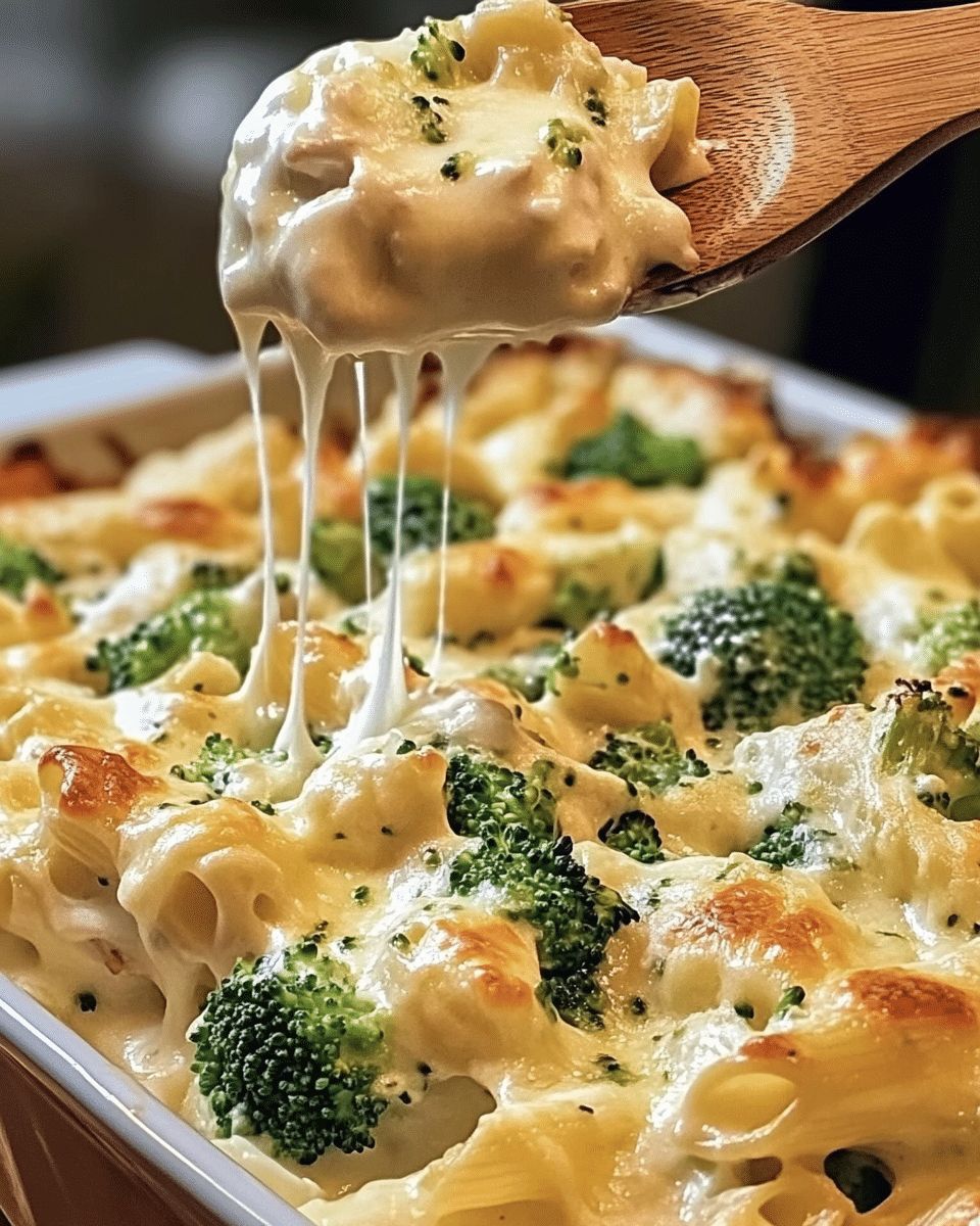 Cheesy Baked Chicken and Broccoli Alfredo Pasta – The Ultimate Comfort Dish step 2