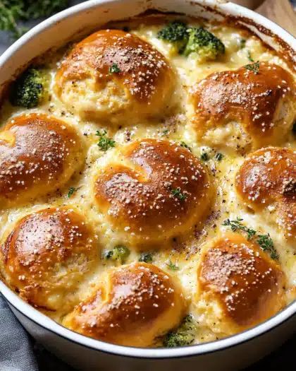 Cheesy Broccoli Casserole with Soft Pretzel Topping: The Ultimate Comfort Food step 1