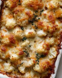 Cheesy Cauliflower Bake with Mustardy Sourdough Crumbs: The Ultimate Comfort Side 1