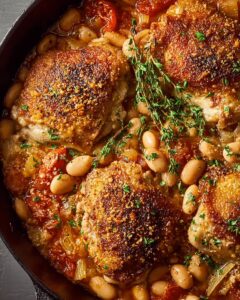 Cheesy Chicken & Turkey Sausage Cassoulet — The Ultimate Hearty Comfort Dish 1