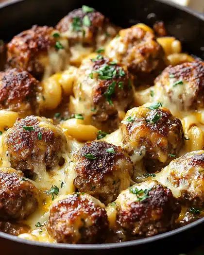 Cheesy French Onion Meatballs with Gruyère and Mozzarella: The Ultimate Comfort Meal step 2