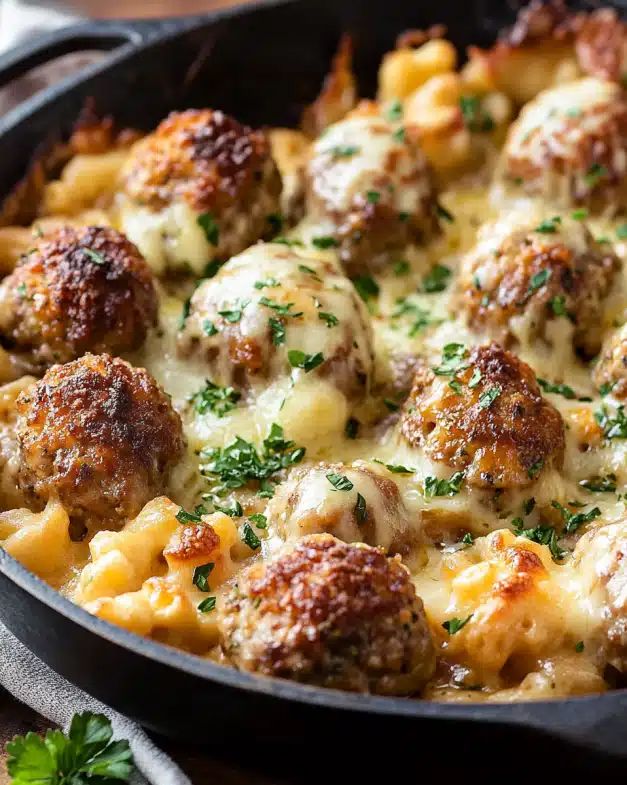 Cheesy French Onion Meatballs with Gruyère and Mozzarella: The Ultimate Comfort Meal step 3