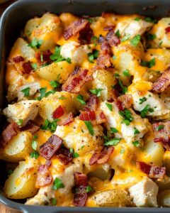 Cheesy Ranch Chicken and Potato Casserole Recipe | Cook with Feast 1