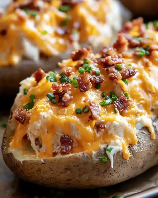 Cheesy Ranch Chicken Stuffed Potatoes: The Ultimate Comfort Food Recipe step 3