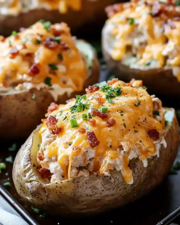 Cheesy Ranch Chicken Stuffed Potatoes: The Ultimate Comfort Food Recipe step 4