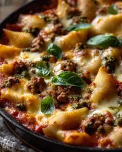 Cheesy Stuffed Jumbo Shells with Spicy Sausage and Pesto: The Ultimate Comfort Food 1