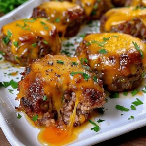 Cheesy Stuffed Meatloaf Bites: The Ultimate Easy Comfort Food Recipe 1