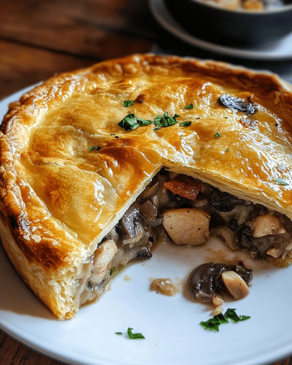 Chicken and Bacon Mushroom Pie: The Ultimate Comfort Food Recipe step 3