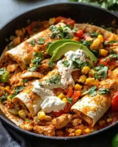 Chicken Fajita Roll-Ups with Creamy Corn Filling: Easy Tex-Mex Dinner 1