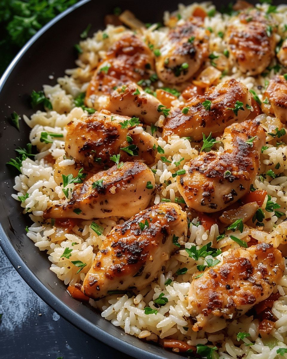 Chicken Scampi with Garlic Parmesan Rice: The Ultimate 45-Minute Dinner step 1