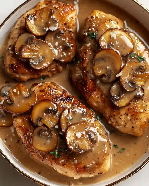 Chicken with Mushroom Cream Sauce: The Ultimate 45-Minute Comfort Dinner step 4