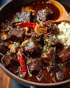 Chili Colorado with Mushrooms: The Ultimate Rich and Earthy Mexican Stew 1