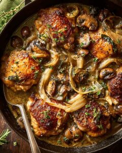 Cider-Braised Chicken with Caramelized Onions & Herbs: The Ultimate Cozy Dinner 1