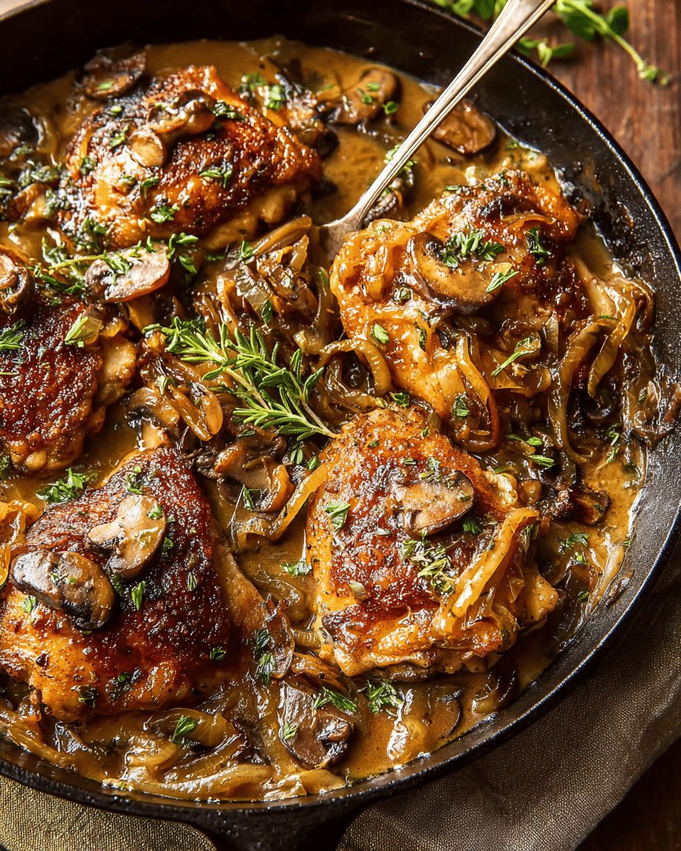 Cider-Braised Chicken with Caramelized Onions & Herbs: The Ultimate Cozy Dinner step 7